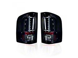 OLED Tail Lights; Chrome Housing; Smoked Lens (07-13 Silverado 1500)