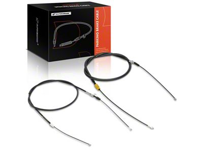 Parking Brake Cables; Rear (09-13 Silverado 1500 Regular Cab w/ 6.50-Foot Standard Box)