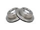 Plain Vented 6-Lug Rotors; Rear Pair (99-06 Silverado 1500)