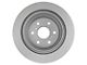 Plain Vented 6-Lug Rotors; Rear Pair (07-18 Silverado 1500)