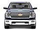 Plank Style Switchback Projector Headlights; Chrome Housing; Clear Lens (14-15 Silverado 1500 w/ Factory Halogen Headlights)