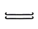 Platinum 4-Inch Oval Side Step Bars; Black (19-24 Silverado 1500 Crew Cab)