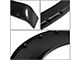 Pocket Rivet Style Fender Flares; Gloss Black (02-06 Silverado 1500 Fleetside)