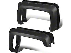 Pocket-Riveted Style Fender Flares; Textured Black (14-18 Silverado 1500 w/ 5.80-Foot Short Box)