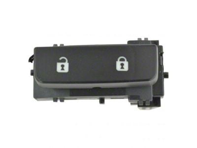 Power Door Lock Switch; Driver Side (07-13 Silverado 1500 w/o Power Folding Mirrors)