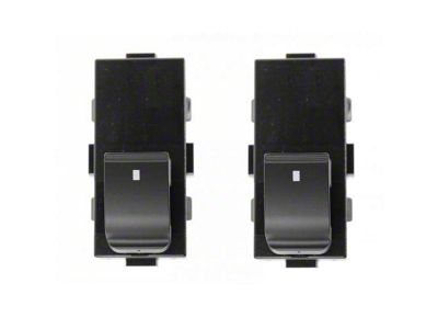 Power Window Switch; Rear Driver and Passenger Side (07-13 Silverado 1500 Crew Cab)