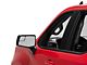 Powered Heated Manual Folding Mirror with Spotter Glass; Textured Black; Driver Side (19-24 Silverado 1500)