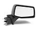 Powered Heated Manual Folding Mirrors with Blind Spot Detection; Textured Black (19-24 Silverado 1500)