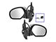 Powered Heated Memory Power Folding Mirrors with Puddle Lights and Turn Signal; Chrome (09-14 Silverado 1500)