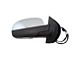 Powered Heated Memory Side Mirror with Chrome Cap; Passenger Side (07-13 Silverado 1500)