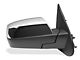 Powered Heated Memory Side Mirror with Chrome Cap; Passenger Side (14-18 Silverado 1500)