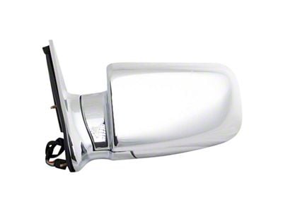 Powered Heated Mirror; Chrome; Driver Side (99-02 Silverado 1500)