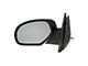 Powered Heated Mirror; Paint to Match Black; Driver Side (07-13 Silverado 1500)