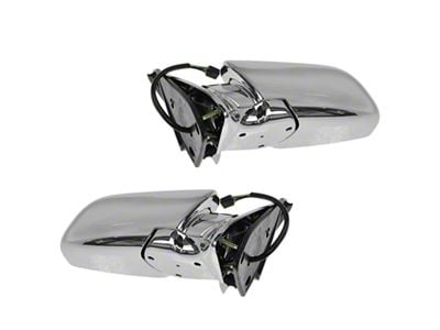 Powered Heated Mirrors; Chrome (99-02 Silverado 1500)