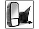Powered Heated Telescoping Mirror with Smoked LED Turn Signal; Driver Side (14-15 Silverado 1500)