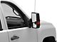 Powered Heated Towing Mirrors with Amber Turn Signals; Black (07-13 Silverado 1500)