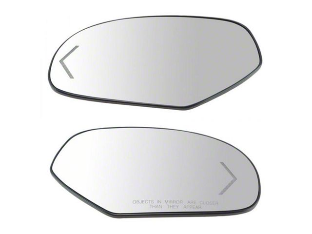 Powered Heated Turn Signal Mirror Glass; Driver and Passenger Side (07-13 Silverado 1500)
