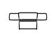 Pro Series Grille Guard with 30-Inch LED Light Bar; Black (14-18 Silverado 1500)