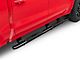 Pro Traxx 4-Inch Oval Side Step Bars; Black (19-25 Silverado 1500 Crew Cab)