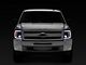 LED C-Bar Projector Headlights; Gloss Black Housing; Smoked Lens (07-13 Silverado 1500)