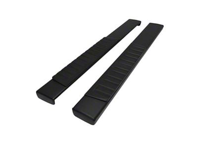 R7 Nerf Side Step Bars; Black (19-25 Silverado 1500 Regular Cab)