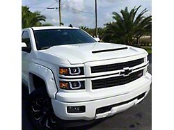 Ram Air Hood; Unpainted (14-15 Silverado 1500)