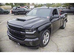 Ram Air Hood; Unpainted (16-18 Silverado 1500)