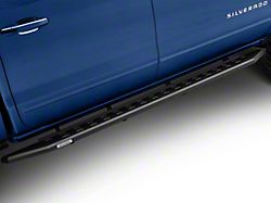 Go Rhino RB20 Slim Running Boards; Textured Black (14-18 Silverado 1500 Crew Cab)