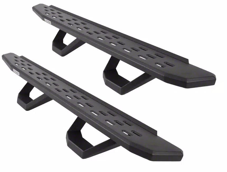 Go Rhino Silverado 1500 RB30 Running Boards with Drop Steps; Protective ...