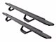 Go Rhino RB30 Running Boards with Drop Steps; Protective Bedliner Coating (19-24 Silverado 1500 Crew Cab)