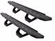 Go Rhino RB30 Running Boards with Drop Steps; Textured Black (19-24 Silverado 1500 Double Cab)