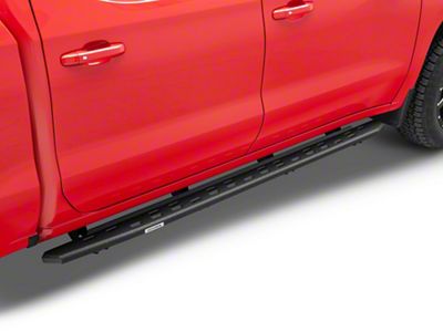 Go Rhino RB30 Slim Line Running Boards; Protective Bedliner Coating (19-24 Silverado 1500 Crew Cab)