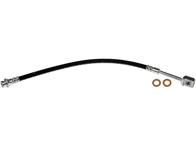 Rear Brake Hydraulic Hose; Driver Side (04-06 6.0L Silverado 1500 Extended Cab w/ 2-Wheel Steering)