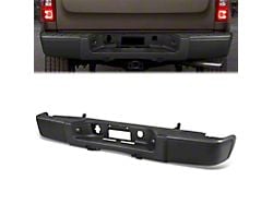 Rear Bumper; Not Pre-Drilled for Backup Sensors; Black (07-13 Silverado 1500)