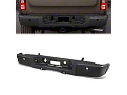 Rear Bumper; Pre-Drilled for Backup Sensors; Black (07-13 Silverado 1500)