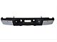 Replacement Rear Bumper; Pre-Drilled for Backup Sensors; Chrome (07-13 Silverado 1500)