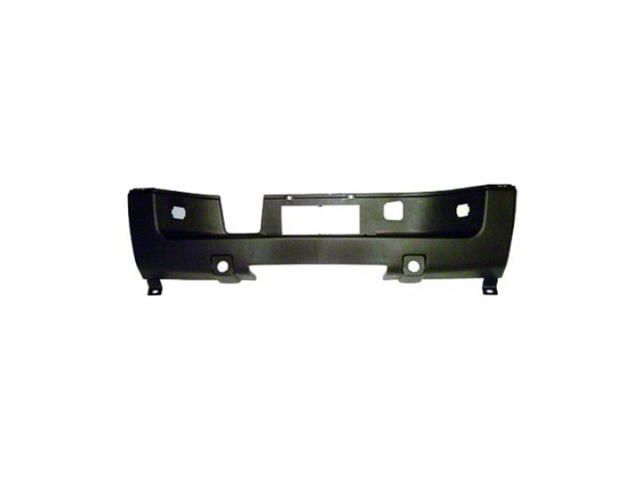 Replacement Rear Bumper Step Pad; Center; Pre-Drilled for Backup Sensors (07-13 Silverado 1500)