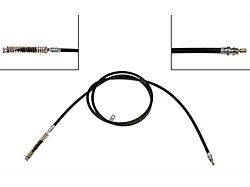 Rear Parking Brake Cable; Passenger Side (99-06 Silverado 1500 Regular Cab w/ 8-Foot Long Box, Extended Cab, Crew Cab w/ 2-Wheel Steering)