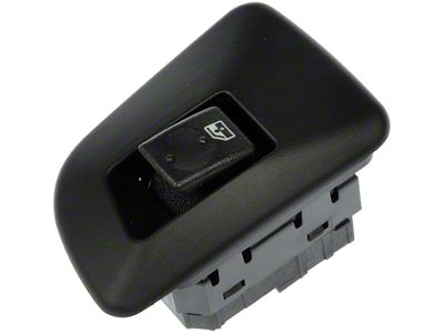 Rear Window Switch 1-Button; Driver Side (04-06 Silverado 1500 Crew Cab)