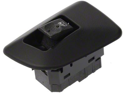 Rear Window Switch 1-Button; Passenger Side (04-06 Silverado 1500 Crew Cab)