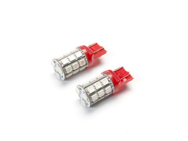 Putco Red LED Rear Brake Light Bulb; 7443 (14-18 Silverado 1500)