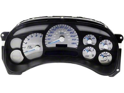 Remanufactured Instrument Cluster; 6-Gauge (03-05 Silverado 1500 w/ Manual Transmission)