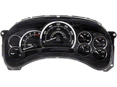 Remanufactured Instrument Cluster; 7-Gauge (03-05 Silverado 1500 Extended Cab w/ Automatic Transmission)