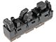 Remanufactured Power Window Switch; Front Driver Side; 5-Button (03-06 Silverado 1500 Regular Cab, Extended Cab)