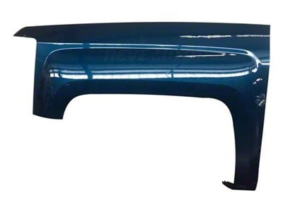 Replacement Aftermarket Fender; Driver Side; Sacr'E Bleu Metallic (14-18 Silverado 1500)