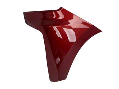 Replacement Aftermarket Front Bumper End Cap Extension; Driver Side; Cherry Bomb Red Tricoat (19-21 Silverado 1500; 2022 Silverado 1500 LTD)