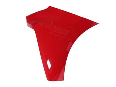 Replacement Aftermarket Front Bumper End Cap Extension; Driver Side; Pull Me Over Red (19-21 Silverado 1500; 2022 Silverado 1500 LTD)