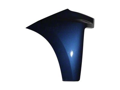 Replacement Aftermarket Front Bumper End Cap Extension; Passenger Side; Some Kinda Blue Metallic (19-21 Silverado 1500; 2022 Silverado 1500 LTD)