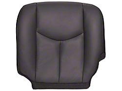 Replacement Bottom Seat Cover; Driver Side; Dark Pewter/ Gray Vinyl (03-06 Silverado 1500)