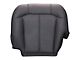Replacement Bottom Seat Cover; Driver Side; Graphite/Dark Gray Leather (00-02 Silverado 1500)